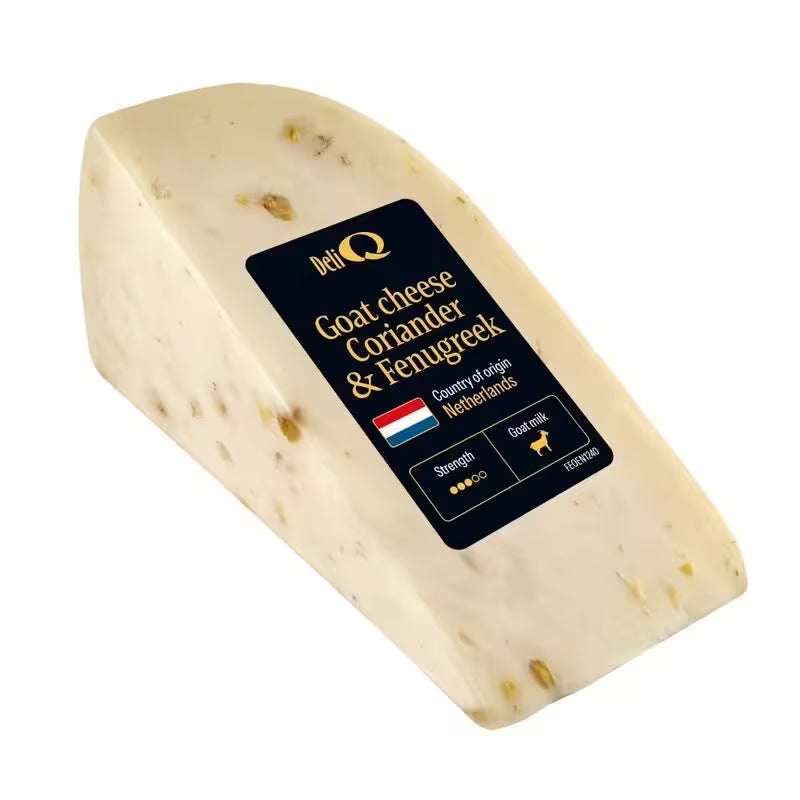 Syr kozí Koriander&Senovka grécka cca 140g Deli Q