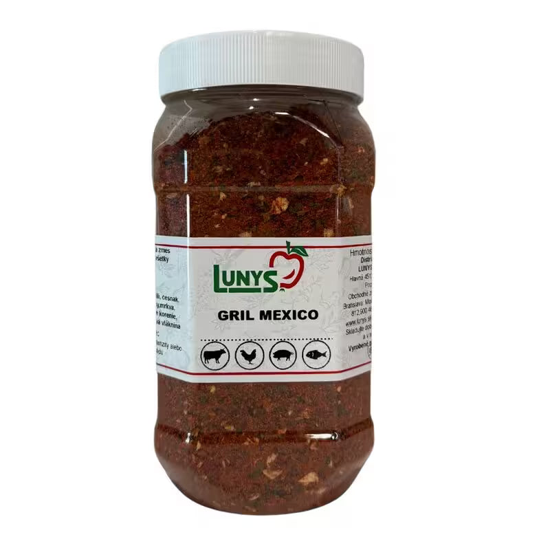 Zmes korenia na gril Mexico 650g Lunys