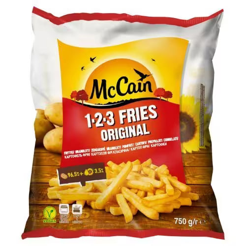 Mrazené Hranolky 123 Fries Original 750g McCain