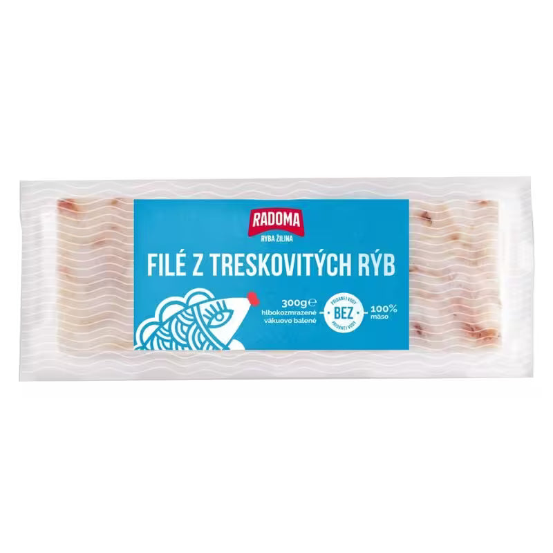 Mrazené Rybie Filé z treskovitých rýb 3x100g Radoma