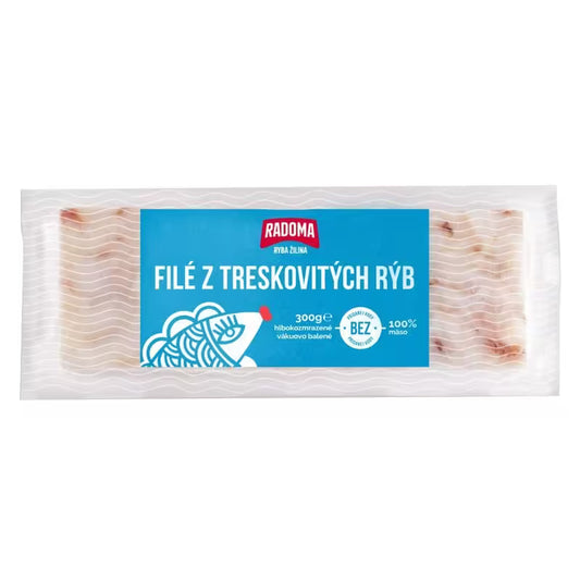 Mrazené Rybie Filé z treskovitých rýb 3x100g Radoma