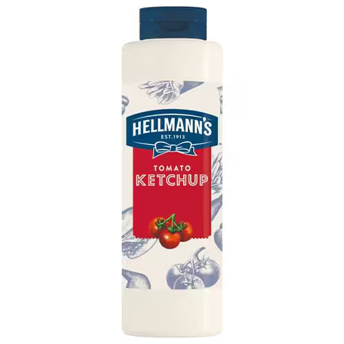 Kečup jemný One Hand Bottles 950g Hellmann's