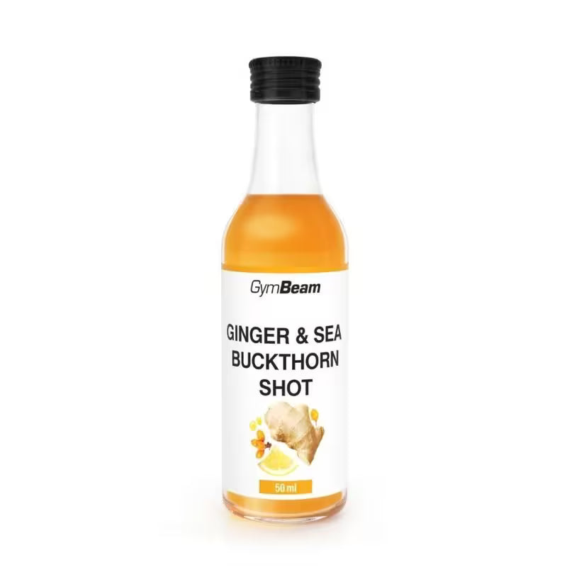Zázvorový shot s rakytníkom 50ml GymBeam