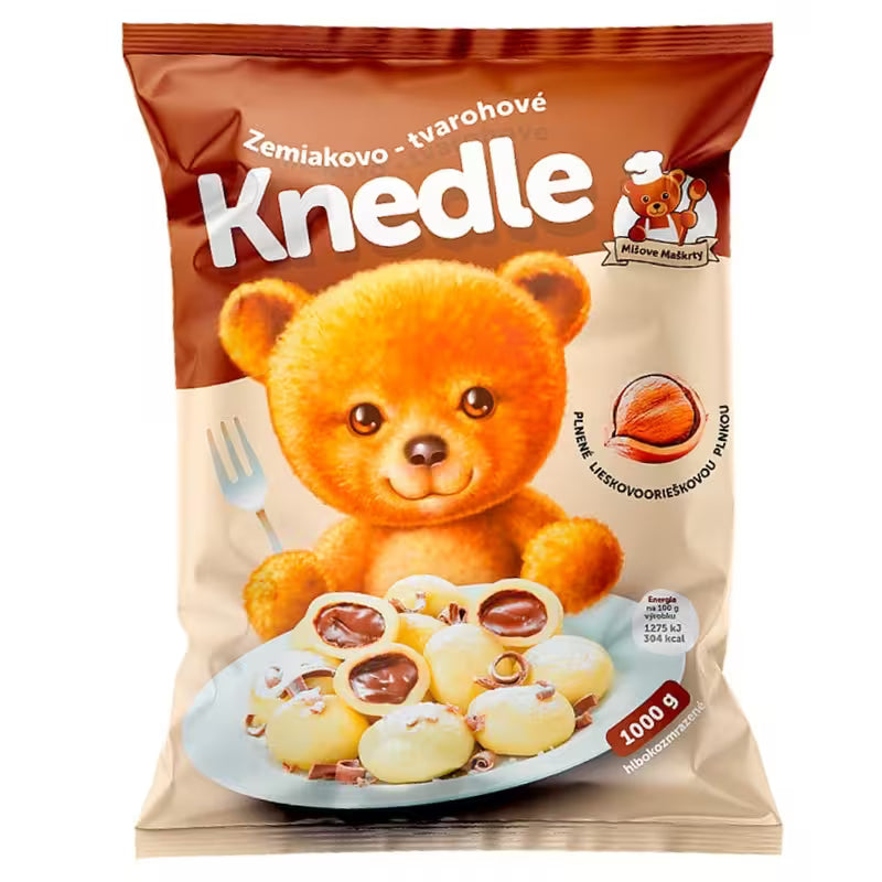 Mrazené Knedle Lieskový orech 1kg Mišove maškrty