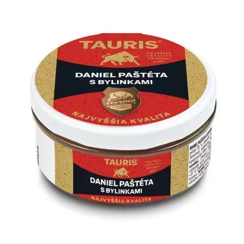 Paštéta z Daniela s bylinkami 130g Tauris