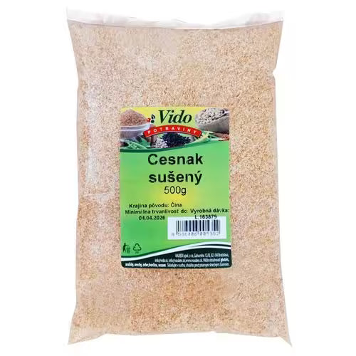 Korenie Cesnak sušený 500g Vido