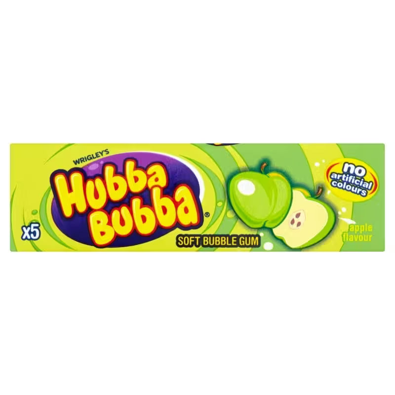 Wrigley's Hubba Bubba Apple žuvačky 5ks/35g