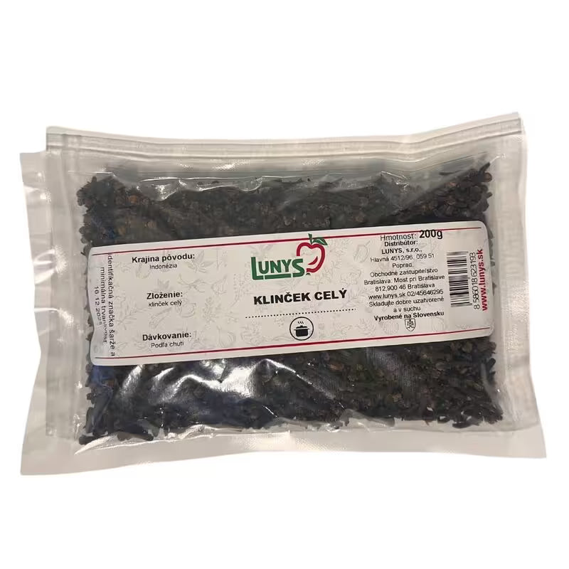 Korenie Klinček celý 200g Lunys