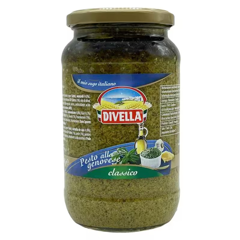 Pesto bazalkové 550g Divella