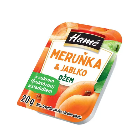 Džem Marhuľa&jablko bez pridaného cukru 20g/48ks Hamé