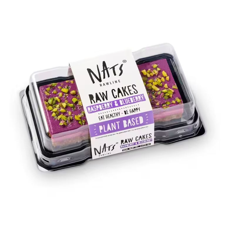 Mrazený Raw Dezert DUO Malina & Čučoriedka 2x65g Nats