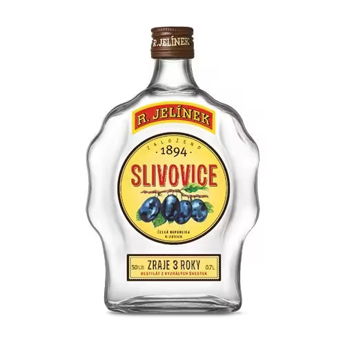 Rudolf Jelínek Slivovica biela Budík 50% 0,7 l
