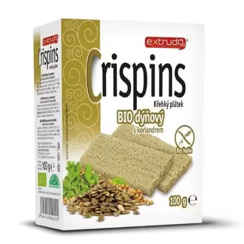 Crispins tekvicové plátky 100g Extrudo