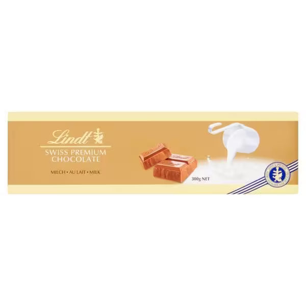 Lindt Švajčiarska mliečna čokoláda 300g
