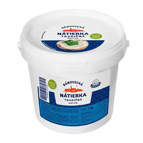 Bánovecká nátierka natur MILSY 1kg