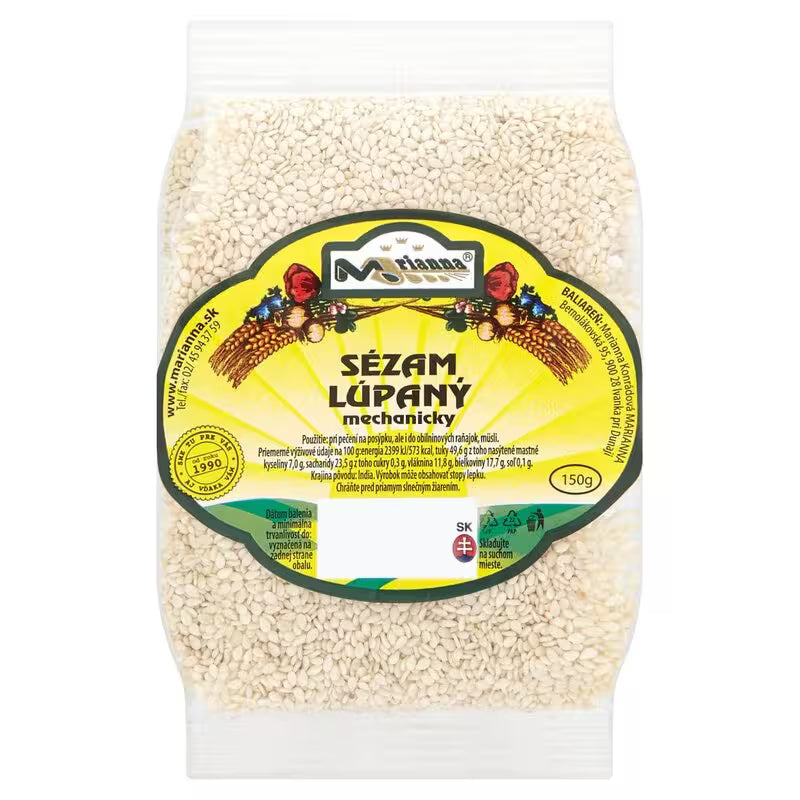 Sezamové semienka biele 150g Marianna