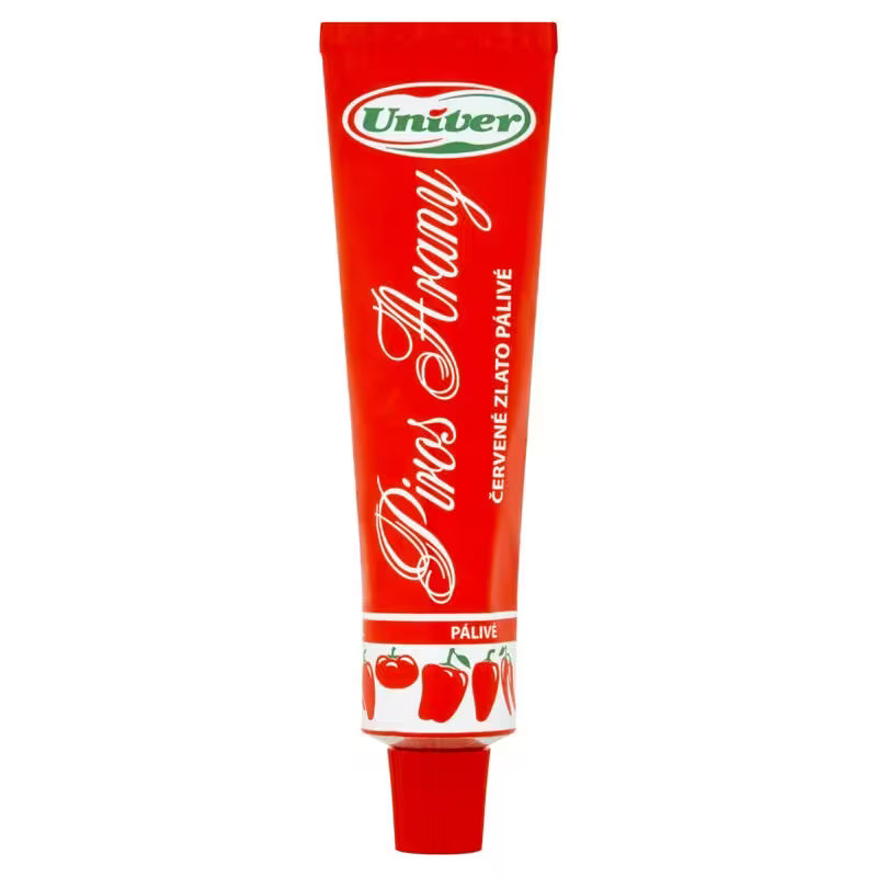 Červené zlato pálivé papriková pasta Univer 70 g