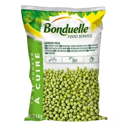 Mrazený Hrášok jemný 2,5kg Bonduelle