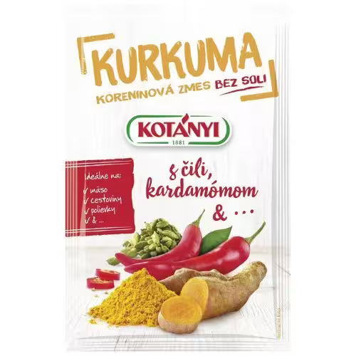 Zmes korenia Kurkuma chilli & kardamóm 20g Kotányi