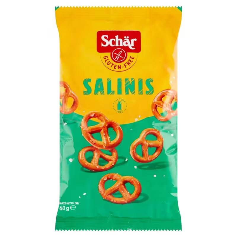 Praclíky slané Salins bezgluténové 60g Schär