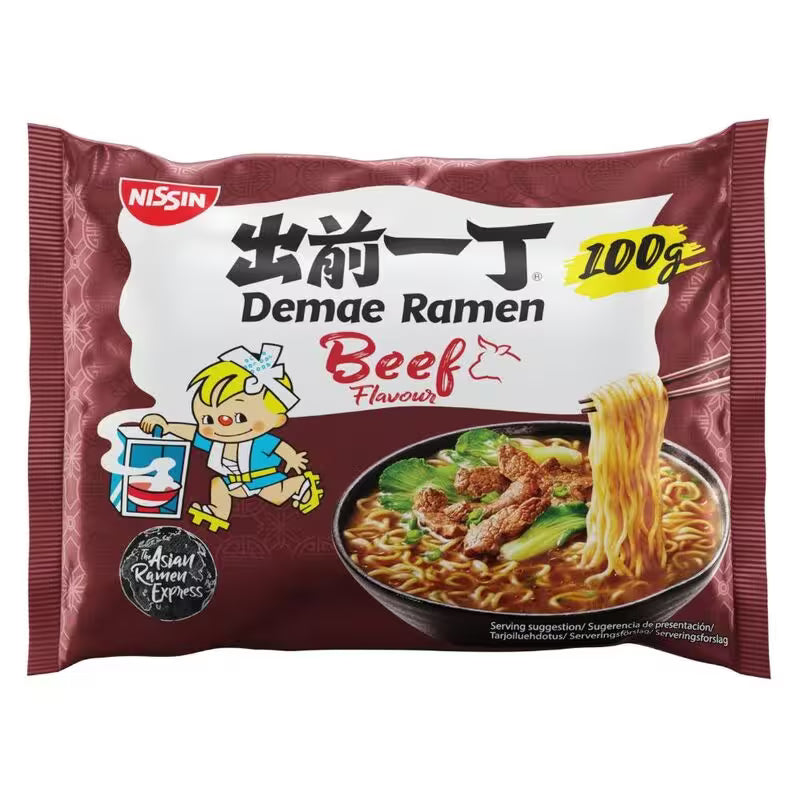 Nissin Instantná polievka Demae Ramen Hovädzia 100g
