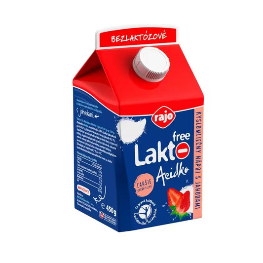Acidko Lakto Free Jahoda 450g Rajo