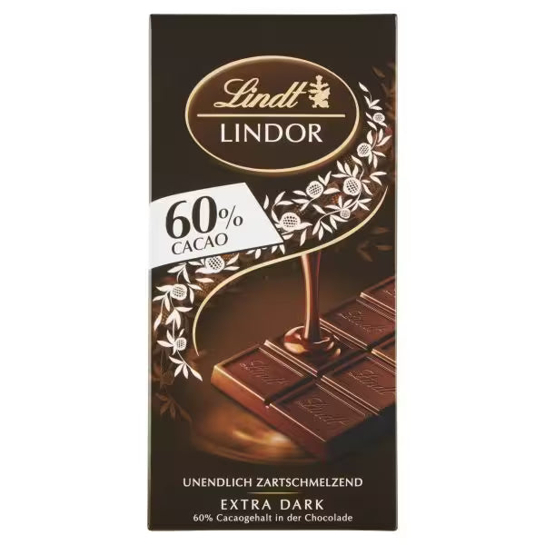 Lindt Lindor Horká čokoláda s jemnou náplňou 100g