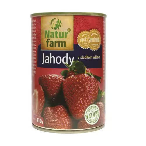 Kompót Jahody 400g Natur Farm