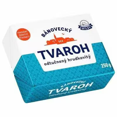 Milsy bán. tvaroh odtuč. hrudkovitý 250g VÝPREDAJ