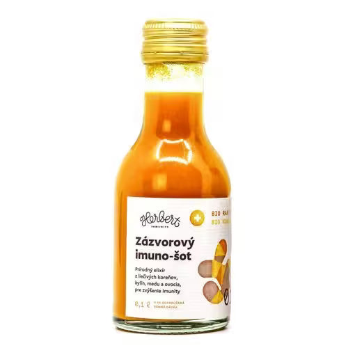 Zázvor Imuno šot Rakytník & Kurkuma 100ml Herbert