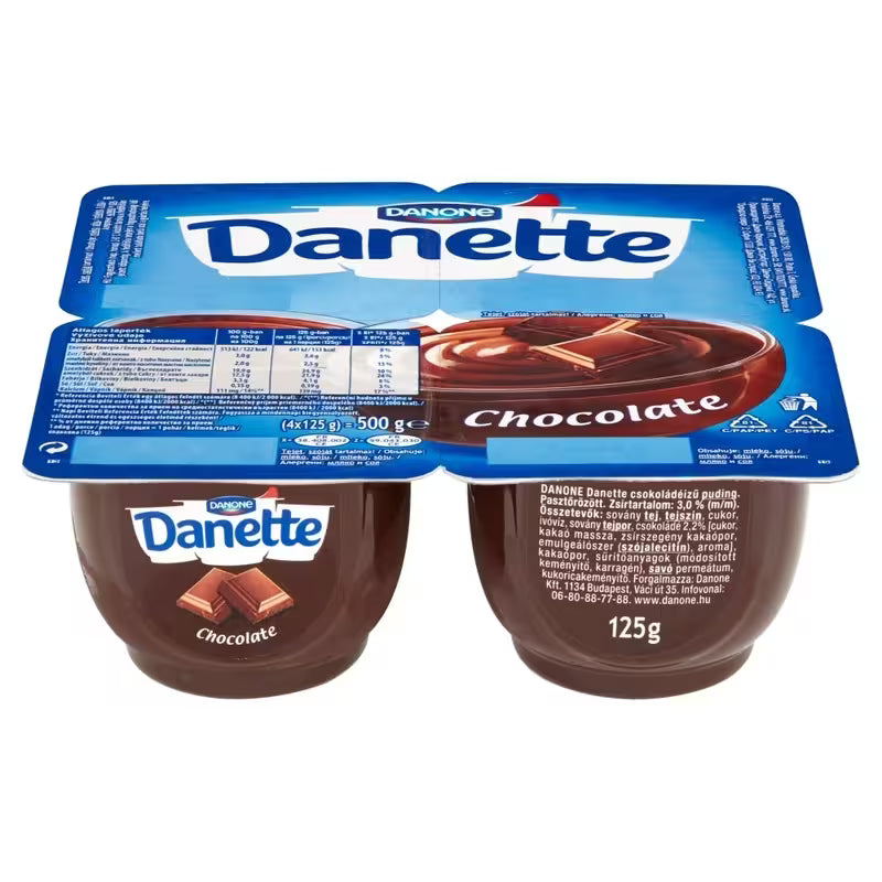 Danette dezert čokoláda DANONE 4x125g