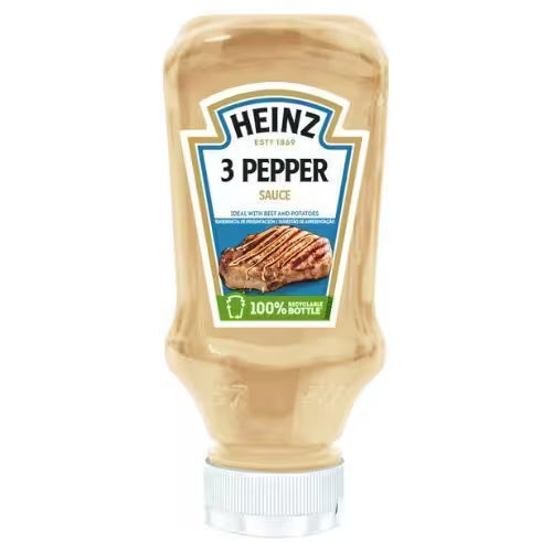 Omáčka 3 druhy korenia 220g Heinz