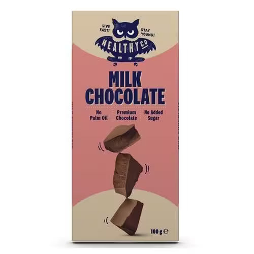HealthyCo Mliečna čokoláda 100g