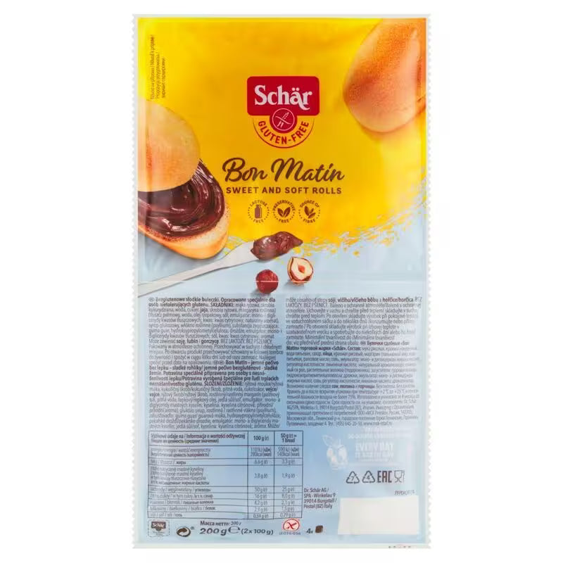 Žemle Bon Matin bezlepkové 200g Schär