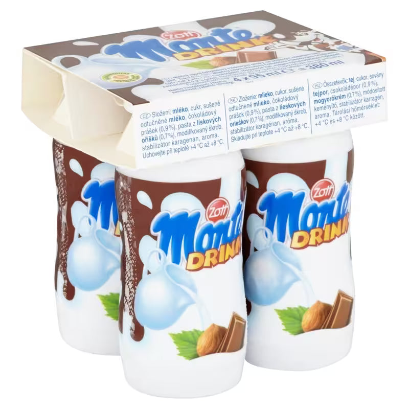 Monte mliečny nápoj ZOTT 4x95ml