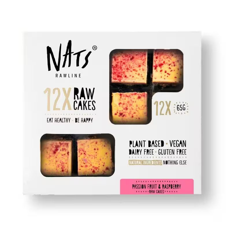 Mrazený Raw Dezert Malina & Marakuja 12x65g Nats