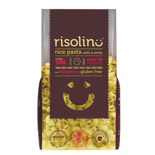 Ryžové cestoviny Macaroni 300g Risolino