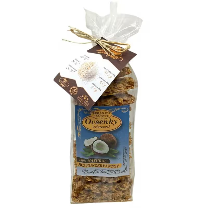 Ovsenky kokosové 175g Pekáreň Jánovce