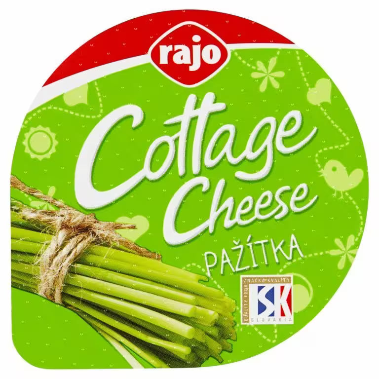 Cottage cheese pažítka 180g Rajo
