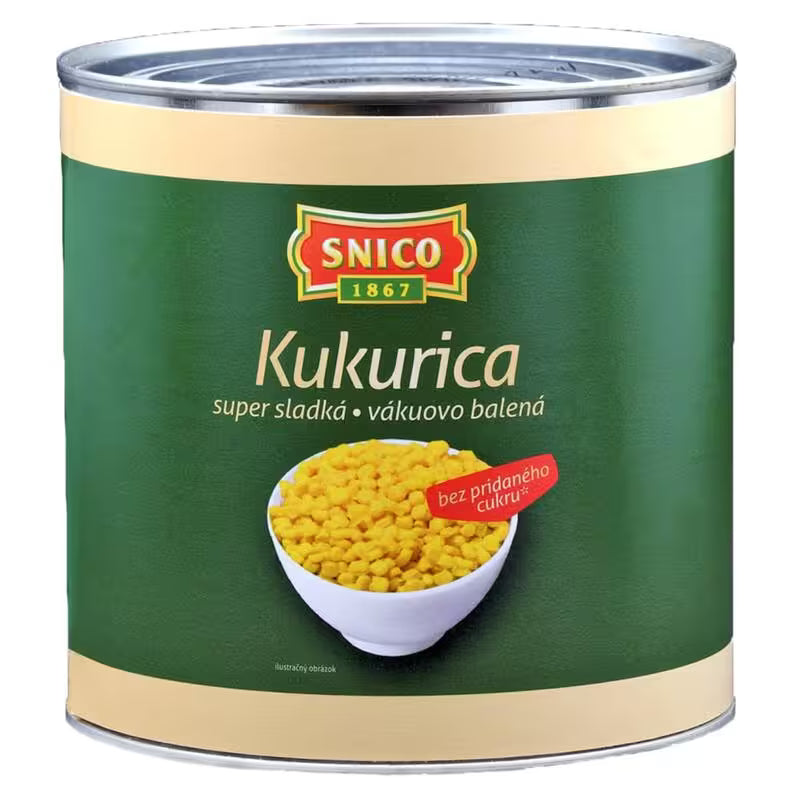 Kukurica sterilizovaná 2150g Snico