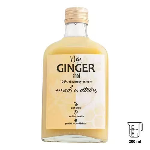 Ginger shot Med & Citrón 200ml Vlčie