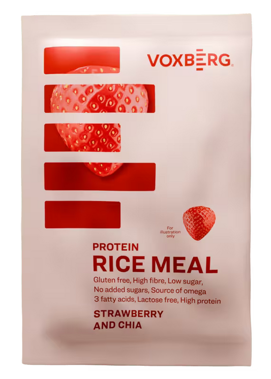 Ryžová kaša Jahoda Chia 60g Voxberg