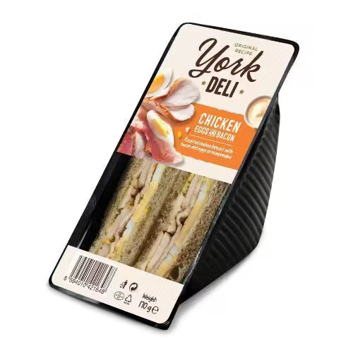 Mrazený Sendvič Kurací vajíčko & slanina 170g Crocodille