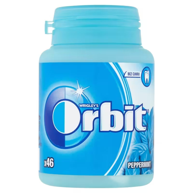 Wrigley's Orbit Peppermint žuvačky dóza 46ks/64g