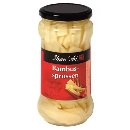 Bambusové výhonky plátky 330g Shan'shi