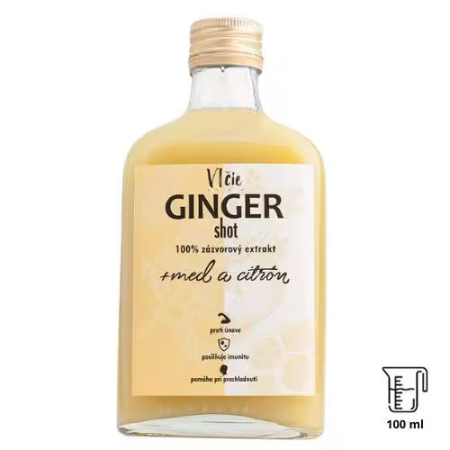 Ginger shot Med & Citrón 100ml Vlčie