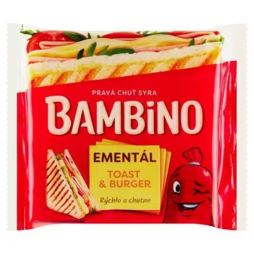 Syr Toast & Burger Ementál 130g Bambino
