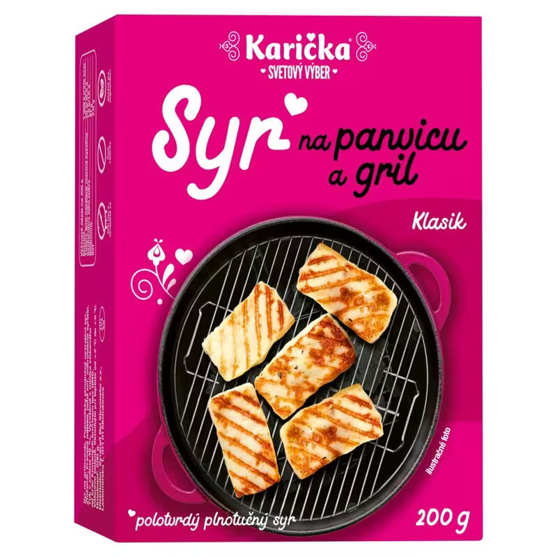 Syr na panvicu&gril typu Halloumi klasik 200g Karička