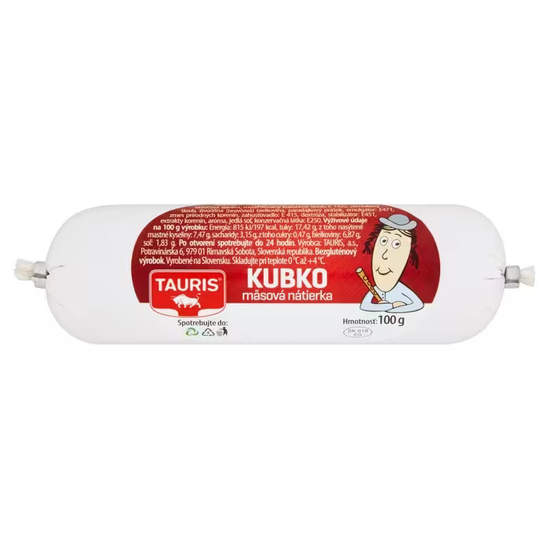 Nátierka mäsová Kubko 100g, Tauris VÝPREDAJ