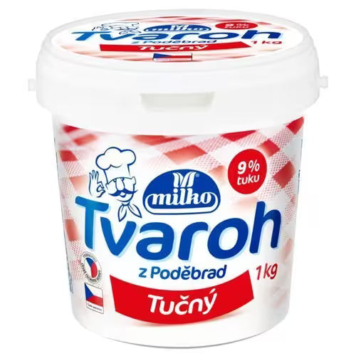 Tvaroh tučný jemný 1000g Milko